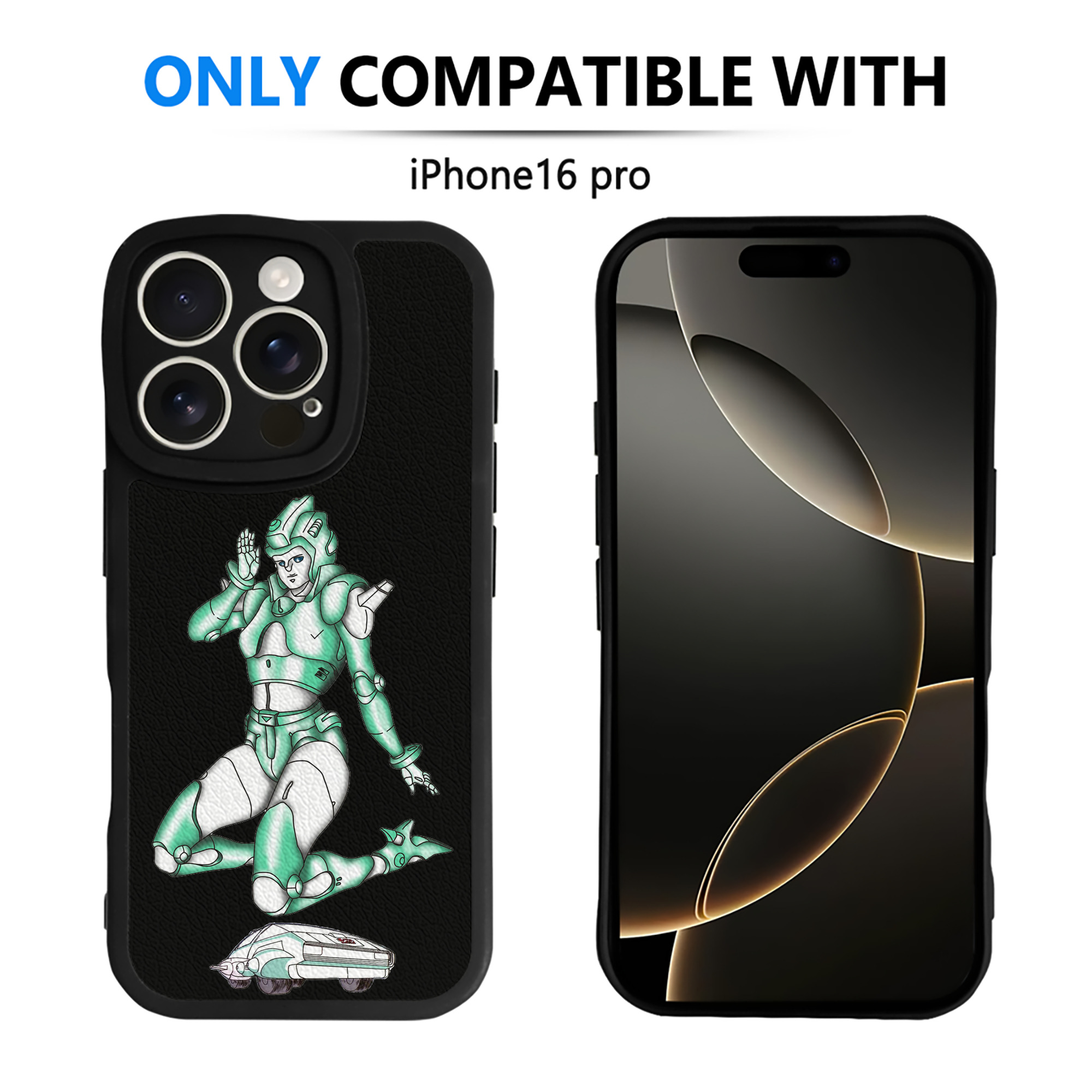 （画像用）  【iPhone 16シリーズ対応】シリコンスマホケース（レザー調） 材質：シリコン